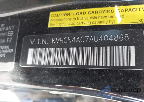 2010 Hyundai Accent Gls из США, поврежденный, VIN KMHCN4AC7AU404868